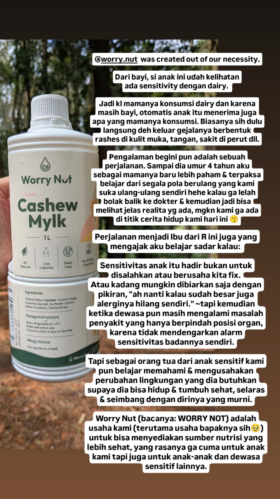 Worry Nut customer testimonial